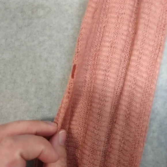 By Stella XL Loose Knit Off Shoulder 3D Floral Wool Blend Flawed Sweater Balloon - Picture 5 of 12